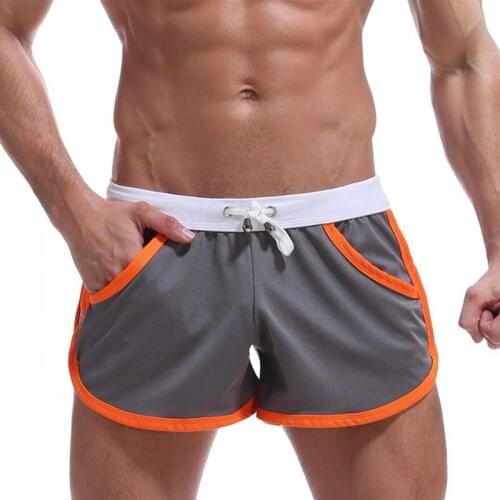 2020 Mens Beach board Shorts Swim Trunks Men Sexy Swimwear Shorts Patchwork Gym Quick Dry Men Surfing Sports Swimsuits Muscula