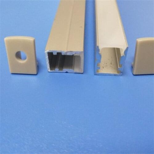 Free Shipping HoT selling small size aluminum channel with cover and end caps and clips for LED strips, aluminum+PC cover