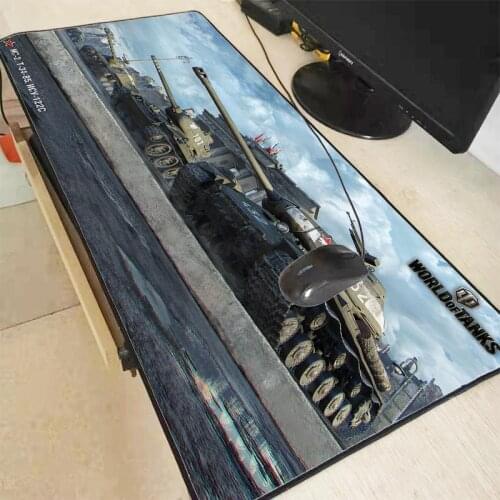 Mairuige 90X40CM World of Tanks Anime Gaming Large Locking Edge Mousepad L XL Game Customized Personalized Mouse Pad for CS GO