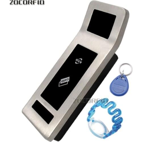Stainless steel RFID Electronic locker 125khz RFID Smart door lock for cabinet locker sauna and office hotel home swimming pool