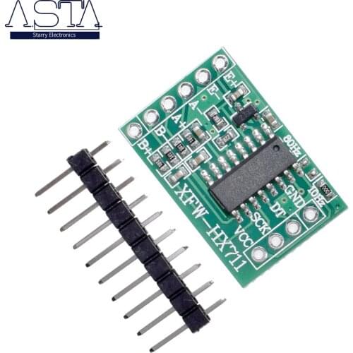 1PCS mini HX711 Weighing Sensor Dual-Channel 24 Bit Precision A/D Module Pressure Sensor Microcontroller