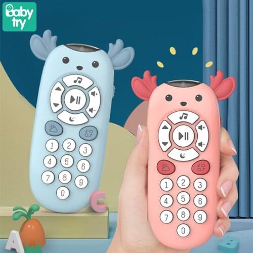 Mobile Phone Remote Control Eletronic Baby Toys for 0 36 Months Early Learning Sound Light Electric Juguetes Teether Kids Gifts