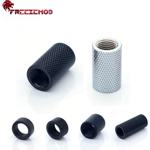 FREEZEMOD Female-Female Extender 7.5/10/20/30/40mm G1/4 ''Thread Dual External Adapter Double Female Fitting Water Cooler Mod