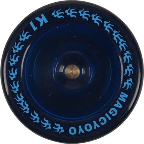 MAGICYOYO K1 Spin ABS Yoyo New PVC Professional Yoyo Toys with Hubstacks Blue