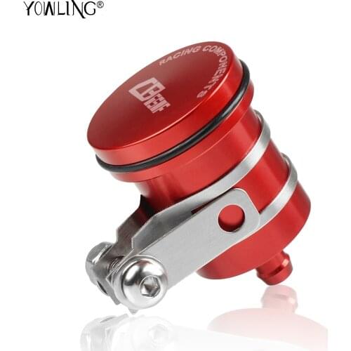 Motorcycle Accessories Front Brake Clutch Tank Cylinder Fluid Oil Reservoir For Honda CB650F CB 650F 650 F CNC Aluminum