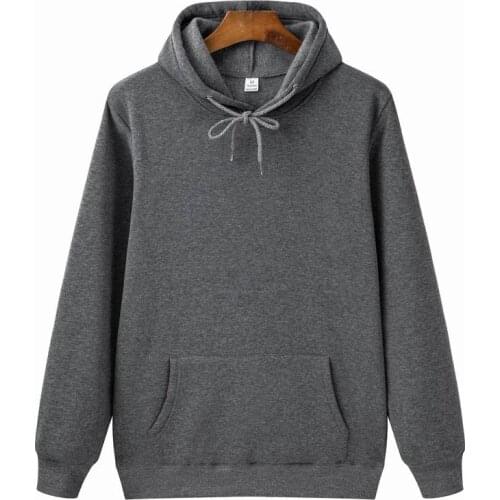 Men Brand Pure Color Hoodies Casual Long Sleeve Hoodies Streetwear Hip Hop Male Pullover Winter Keep Warm Harajuku Sweatshirt