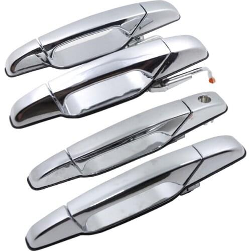 Exterior Chrome Door Handle Rear Right for Chevrolet Silverado Pickup Truck GMC Yukon GMC Yukon XL Denali 22738721 22738722