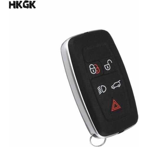 New 5 Button Lock Unlock Remote Car Key Trunk Panic Fob Case Shell FOR Land Rover LR4 Range Rover Evoque/ Sport 2010-2015