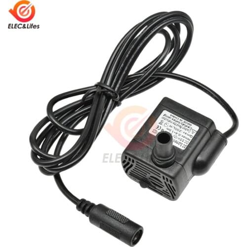 Ultra-quiet DC 5V 12V 3W 200L/H Flow Rate Waterproof Brushless Pump Mini Submersible Water Pump Solar Micro USB Submersible Pump