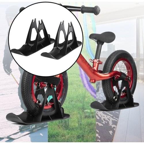 Durable Ski Balance Bike Sled Toy Sledge Snowmoilble Flat Bottom Attachment