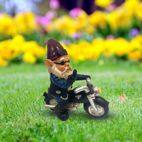 Resin Dwarf White Beard Old Man Statue Craft Fairy Gardening Gnome Elf Figurines Courtyard Lawn Decoration Sculpture Accessories