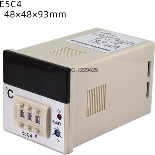 Temperature Control Table E5C4 Digital Display Temperature Dial Code Regulating Relay Output 8 Pin