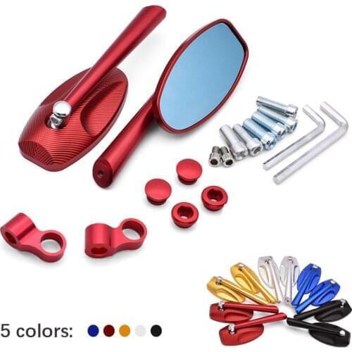 Universal Motorcycle Rear Mirror Motorbike Modification Back Side Mirrors For Yamaha YZF R15 XT660 TMAX 500 TMAX 530 XP500