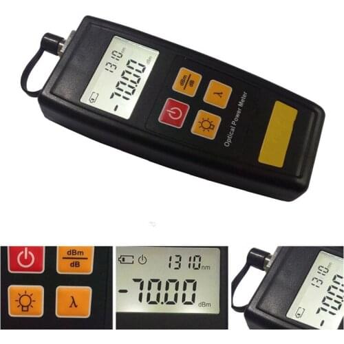 High Performance -50-26dBm Portable Optical Fiber Network Instrument High Quality Mini Fiber Optical CATV Television Power Meter