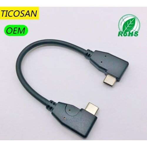 High Quality 50CM Type-C To Type-C USB-C 3.1 GEN2 10Gbps EMARK SSD Data Tranfer Cable Fast Charge usb 3.1 for Macbook Samsung