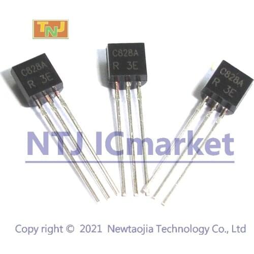 100 PCS 2SC828 TO-92 C828 Si NPN Epitaxial Planar