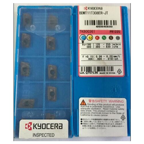 100PCS BDMT11T308ER-JT PR1225CNC milling cutter insert