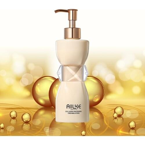 AILKE Moisturizing Whitening Body Lotion Black Spot Corrector With Nicotinamide Arbutin Anti-Wrinkle Brightening Skin Care Cream