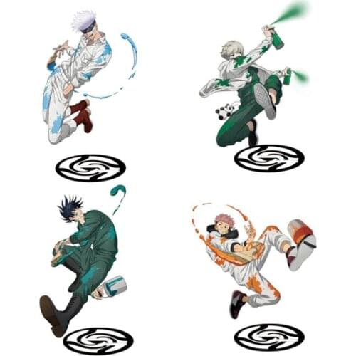 Anime Jujutsu Kaisen Oil Paint Series Kugisaki Nobara Fushiguro Megumi Itadori Yuji Acrylic Stand Model Plate Decortop Toy