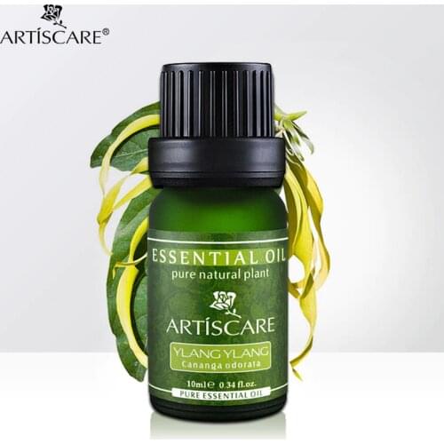 ARTISCARE 100% Natural Ylang Ylang Pure Essential Oil 10ml Moisturizing Anti Aging Maintain Breast Perfume DIY Ageless Beauty