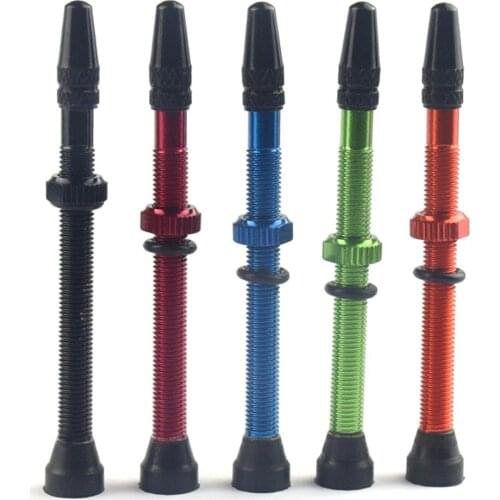 2Pcs 48/60/78mm Road MTB Bike Bicycle Tubeless Tires Alloy Presta Valve Stems Bicycle Tubeless Tires Brass Core Stem Tubeless