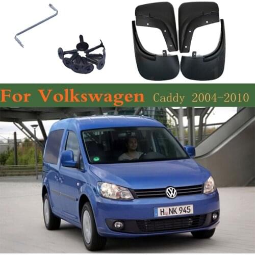 Car Mud Flaps Front Rear Mudflaps Splash Guards Mudguards Fender For Volkswagen VW Caddy 2010-2004 2009 2008 2007 2006 2005
