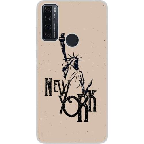 Compatible with TCL-20-SE-4G silicone gel tpu case cover case custom drawing design anti-shock TRAVEL 004 case