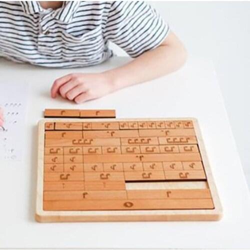 Wooden Childrens Puzzle Toys Music Notes Baby Learning Wood Toys House Carving Arts Crafts Decoration