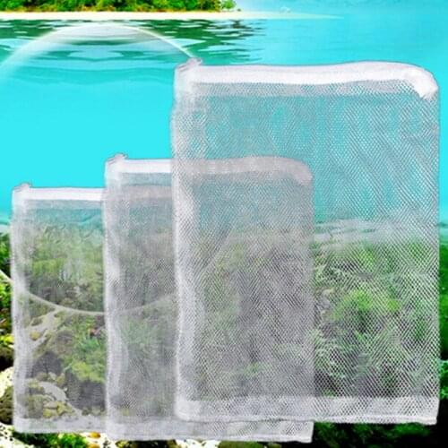 5pcs Filter Filtration Sock Sump Micron Aquarium Marine Reef Mesh Pouch Bag Fish Tank Zip Filter Zipped Net Mesh