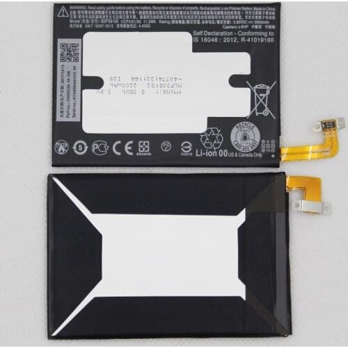 ISUNOO 5pcs/lot 3000mAh B2PS6100 Replacement Battery For One M10 10 / 10 Lifestyle M10H M10U Batterie Bateria