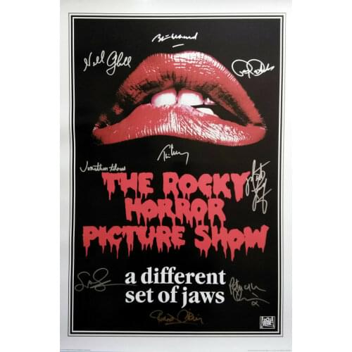 THE ROCKY HORROR PICTURE SHOW MOVIE Signed Photo Art Film Print Silk Poster for Your Home Wall Decor 24x36inch