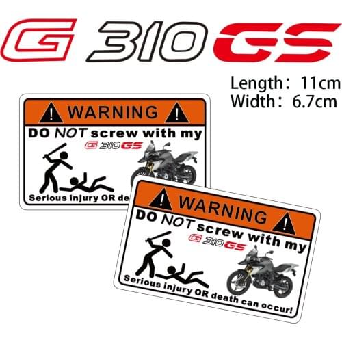 KODASKIN 2 Pieces Do Not Screw Warning Sticker Decal for BMW G310GS