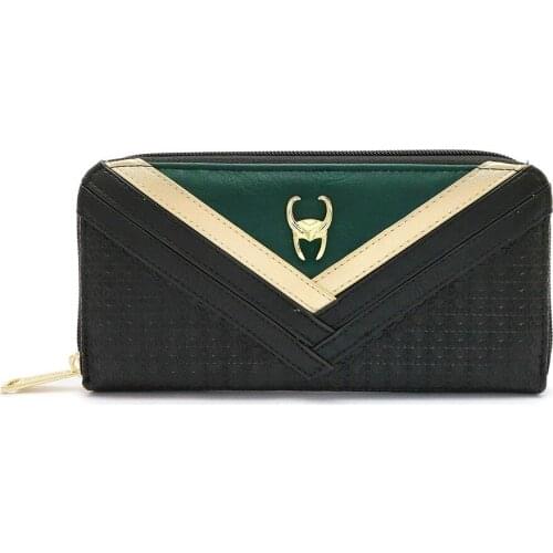 Loki Cosplay Card Holder Coin Purse Money Bag PU Leather Wallet Anniversary Fashion Gift