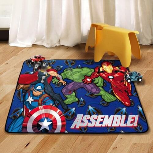 Disney 80x160cm Baby Play Mat Spider-Man Rug Baby Crawling Mat Kids Children Game Rug Living Room Bedroom Floor Mat Decor