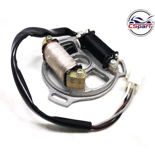 Magneto Stator Plate 2 Pole Coil D1E41QMB Geely Scooter Parts