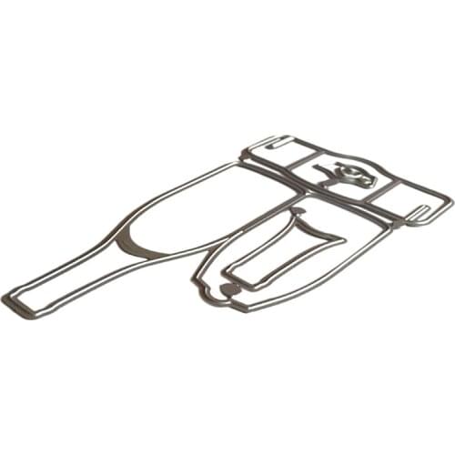 E7CB Wine Bottle Set Carbon Steel Cutting Dies DIY Scrapbooking Photo Album Embossing