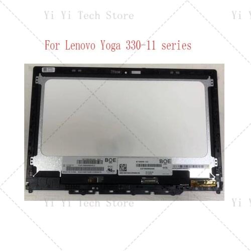 Original NEW 11.6 inch For Lenovo YOGA 330-11 Yoga 330-11IGM Flex 6-11IGM LCD Screen panel Digitizer Assembly Frame