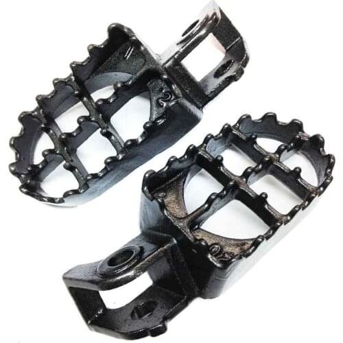 Motocross MX Dirt Bike Racing Foot Pegs footpeg For Honda 1988-1994 CR125R CR500R CR250R Motorcycle parts Black 1989 90 91 92 93