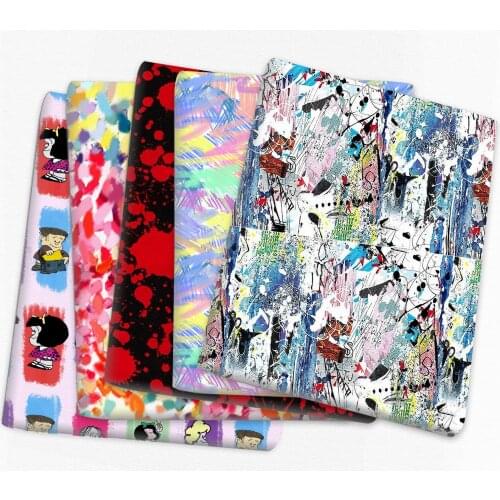 50x145cm Iridescence Rainbow Polyester Fabric for Tissue Kids Home Textile Patchwork Cloth DIY Sewing Quilting Curtain,c15287