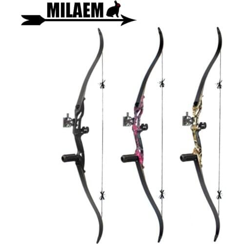 1Set 56inch 30-50 lbs Archery Recurve Bow With Arrow Rest Bow Sight Stabilizer Hunting Bow 17inch Bow Riser Shooting Accessories