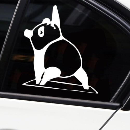 Cute panda Auto Sticker Creative Car Door Handle Decals Dual Color Design Stickers Vinyls Decals