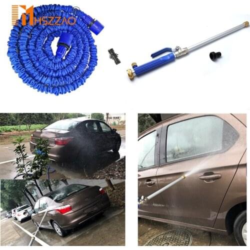 Alloy Wash Tube Hose Car High Pressure Power Water Jet Washer with Tips Auto Maintenance Cleaner Watering Lawn Garden