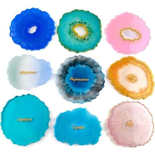 High Quality Silicone Molds Shiny Round Molds Epoxy Resin Molds Coaster DIY Coasters Mould