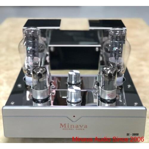 High-end 300B Single-ended Stereo Integrated Vacuum Tube Amplifier Class A HiFi Audio High Power Valve Amplifier/ 2*6N8P/1*5AR4