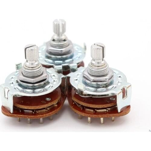 1pcs Guitar pot Audio Tone Switch Control Guitar Potentiometers Chrome