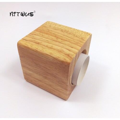 10pc/lot DIY wood lamp base E27 socket Chandelier light Hanging holder led pendant lamp wood ceiling lighting accessories