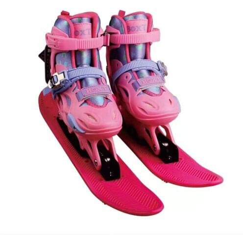 2019 New Come! children skiing inline skating shoes kids winter ice snow skates patines snowboard size adjustable EUR 24 to 39