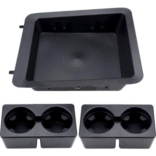 Car Center Console Tray Cup Holder Insert Assembly for Chevrolet Chevy GMC 2007-2013 22860866 15828147 15855168 25793645