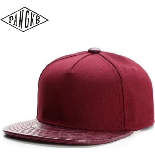 PANGKB Brand PAC WINE Pure color blank adult outdoor casual sun baseball cap men women hip hop sports basketball snapback hat