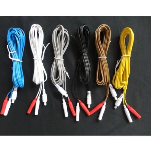 Hwato SDZ-II Electronic acupuncture instrument Output lead wire Electro-acupuncture device Cable, 2 pieces